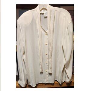 Elegant Jones New York size 12 White Blouse